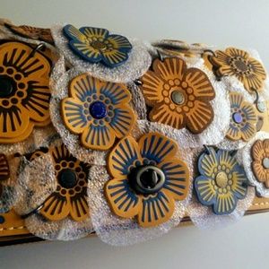 Brand new, unused Coach leather crossbody handbag